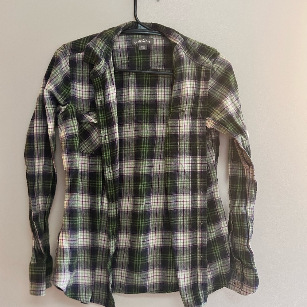 Eddie Bauer Women’s Casual Plaid Shirt